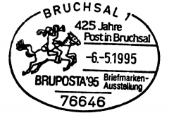 1995-05-06_Bruposta_95_425-Jahre-Post-in-Bruchsal